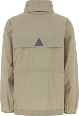 Moncler Womens Soulare Jacket Beige Polyester