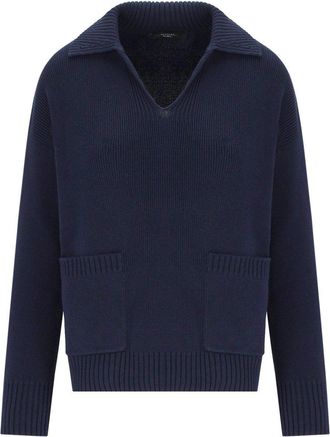 Weekend by Max Mara MAGLIA POLO SALOON BLU MAX MARA WEEKEND