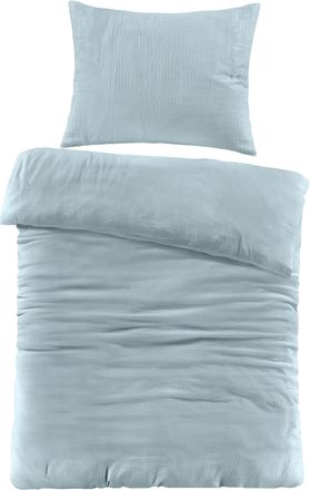 Novel Wendebettwäsche, Salbeigrün, Textil, Uni, 140x200 cm, pflegeleicht, atmungsaktiv, weiche und anschmiegsame Oberfläche, dicht gewebtes Garn