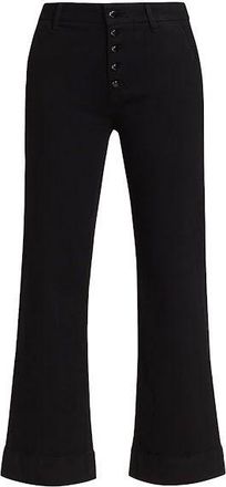 Paige Leenah Black Flared Jeans Size 27/69