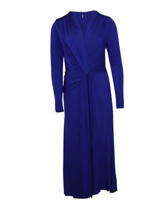 Jason Wu Collection Butterfly Twist Drape Dress in Blue Viscose