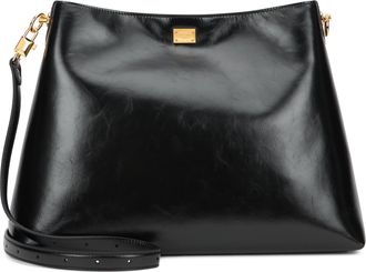 Dolce & Gabbana Womens Tote Bag With Shoulder Strap Black Calfskin