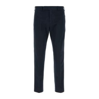 Pantaloni Torino Slim-fit Trousers, male, Blue, Size: 2XL Navy blue stretch cotton pant