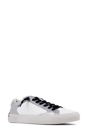 Shushop Ruby Low Top Sneaker in Silver Glitter at Nordstrom Rack, Size 8.5