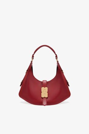 Ganni Dark Red Small Kat Bag