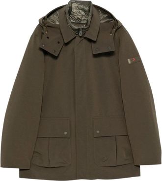 Peuterey Sarthe KSM Jas - Heren - Parka Jassen - Groen - M - Polyester - Jassen
