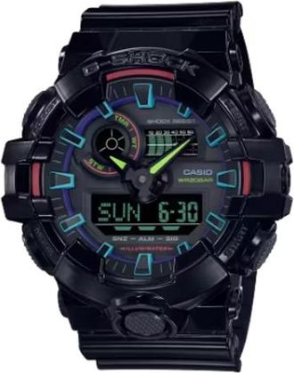 Casio G-Shock Digital-Analog Black Blue Red GA-700RGB-1A