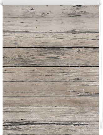 Lichtblick Original Seitenzugrollo »Klemmfix Motiv Bretter Vintage« Lichtschutz ohne Bohren freihängend bedruckt