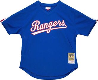 Mitchell & Ness T-shirt Nolan Ryan MLB Rangers 1989 - Blu