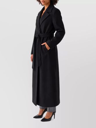 Dolce & Gabbana virgin wool belted long coat