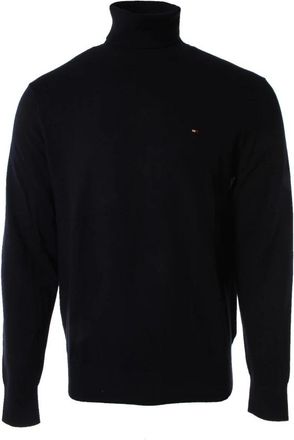 Tommy Hilfiger Coltruien - Heren - Coltruien - Blauw - S - Katoen - Truien & Vesten