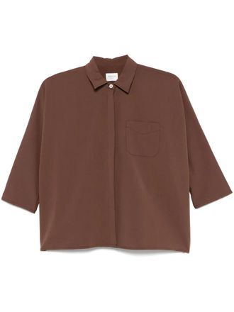 Cruna Elide shirt - women - Lyocell - 40 - Brown