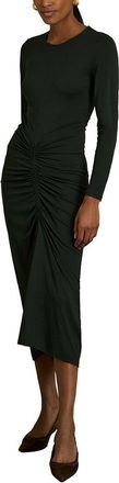 Reiss Ginny Plain Ruched Jersey Midi Dress