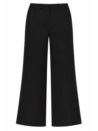 Theory Fluid High-Waisted Triacetate Wide-Leg Pants