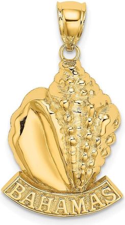 Diamond2Deal 14k Yellow Gold BAHAMAS Conch Shell Charm