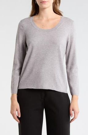 Elie Tahari Crewneck Sweater in Flannel at Nordstrom Rack, Size X-Small