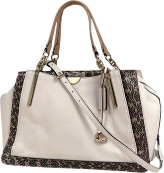 Coach Pre-owned Handbags, female, Beige, Size: ONE SIZE Pre-owned Handbag