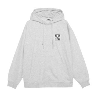 Obey Sudadera con capucha Eyes Icon - Sweatshirts & Hoodies - Hombre - Gris - XL