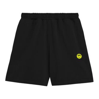 Barrow Casual Shorts, male, Black, Size: XL Iconic Bermuda In Felpa
