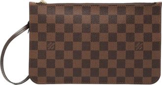 Louis Vuitton Pouch Neverfull MM in tela Damier Eb&egrave;ne 2014 - Marrone