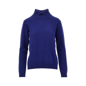 Jil Sander Split collar wool sweater Woman 40