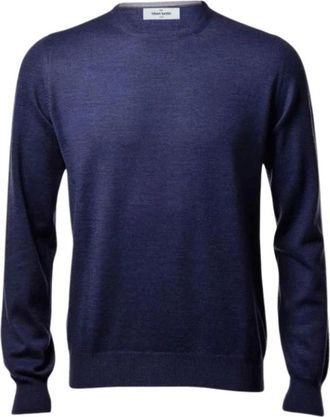 Gran Sasso Maglia a girocollo - - Knitwear - Uomo - Blu - L