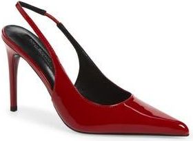 Tony Bianco Slingback Pointed Toe Pump in Scarlet Patent at Nordstrom Rack, Size 6.5