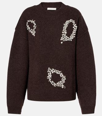 Jacques Wei Embroidered wool sweater