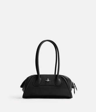 Vivienne Westwood Shirley Small Holdall Supple Leather Black