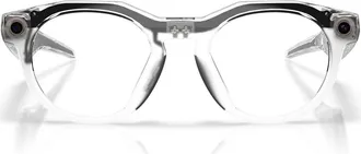 Oakley HSTN 51mm Round Transitions Sunglasses in Clear/transitions Grey at Nordstrom