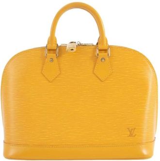 Louis Vuitton Pre-owned Handbags, female, Yellow, Size: ONE SIZE Pre-owned Leather louis-vuitton-bags