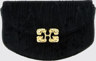 Ganni Borsa a tracolla Lulu in velluto moir&eacute; Ganni