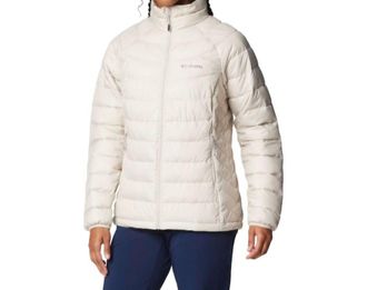 Columbia Womens Powder Lite Ii Full Zip Insulated Jacket In Dark Stone