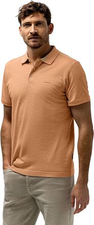 State of Art Oranje poloshirt State of Art Regular Fit structuur kraag