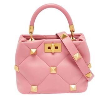 Valentino Pre-owned Vintage Handtas - Dames - Pre-owned - Roze - Maat: ONE Size Leer