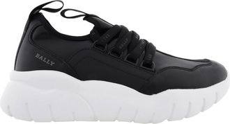 Bally Bienne Bise Leather Trainers, Brand Size 35 ( US Size 4.5 )