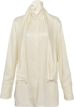 Jil Sander Camicia - Dames - Overhemden - Beige - 2XS - Overhemden