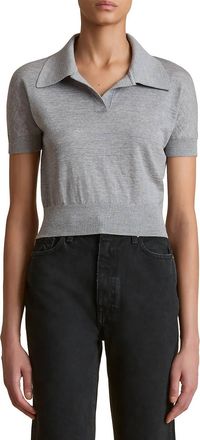 Khaite Morgane Top In Mercury