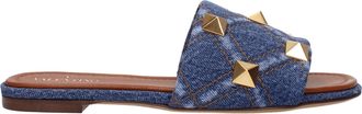 Valentino Garavani Slippers en klompen Dames Stof Blauw/Denim