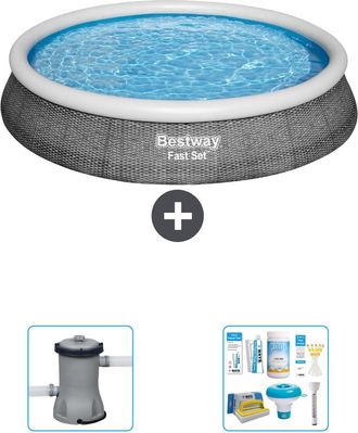 Bestway Piscina Bestway Fast Set Redonda - 396x84 Cm - 5-piezas S22282
