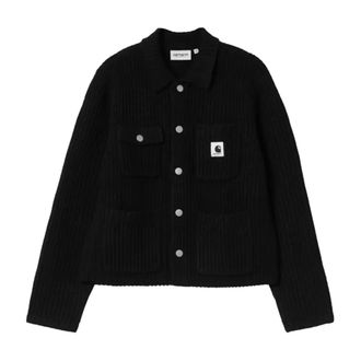 Carhartt Work in Progress Truien & Vesten, Dames, Zwart, M, Wol, Michigan Sweater