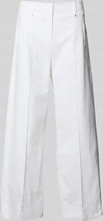 Luisa Cerano Luisa Cerano Wide Leg Hose mit L&auml;ngsn&auml;hten in Weiss, Gr&ouml;&szlig;e 34