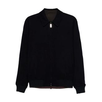 Kired Chaqueta con pu&ntilde;os acanalados - Jackets - Hombre - Azul - 2XL