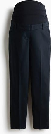 H&M Mama Cigarette Trousers in Navy Blue at Nordstrom, Size Xx-Large