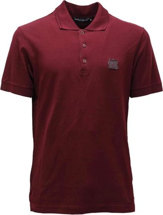 Dolce & Gabbana Hombre, Camisetas, Rojo, Talla: S