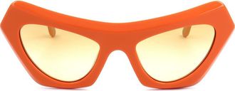 Marni 56mm Cat Eye Sunglasses in Orange /Brown at Nordstrom Rack