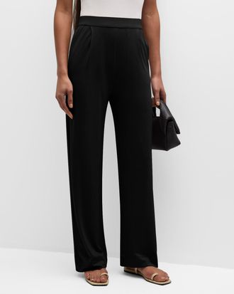 Majestic Filatures Soft Touch Straight-Leg Pant