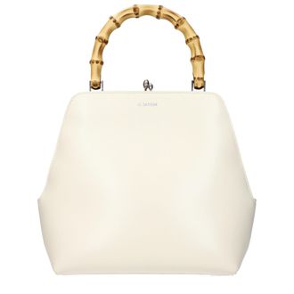 Jil Sander Beige Leather Womens Handbag