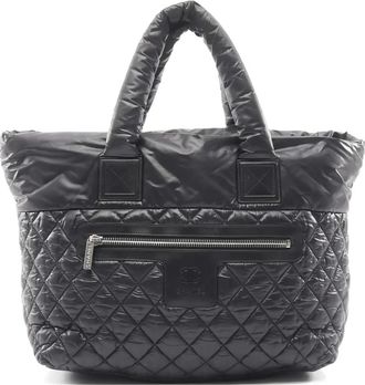 Chanel Borsa tote MM Coco Coon trapuntata 2012-2013 - Nero