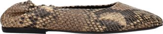 Dries Van Noten Dries Van Noten Damess Ballerinaschoenen bruin leer
